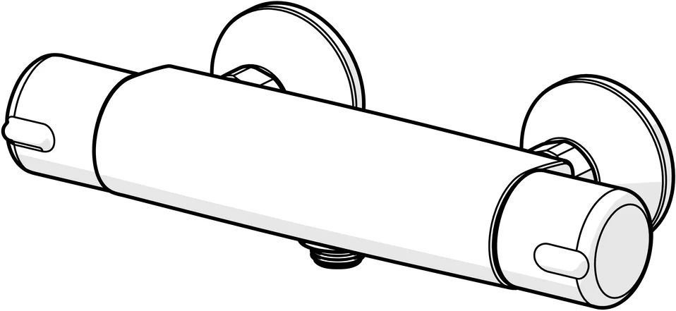 HansaMICRA Duscharmatur Hansamicra 2017 Chrom DN15