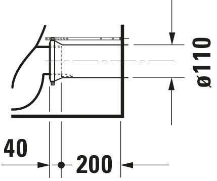 Stand-WC Kombi 650mm Viu, Weiß rimless, TS, Abgang vario