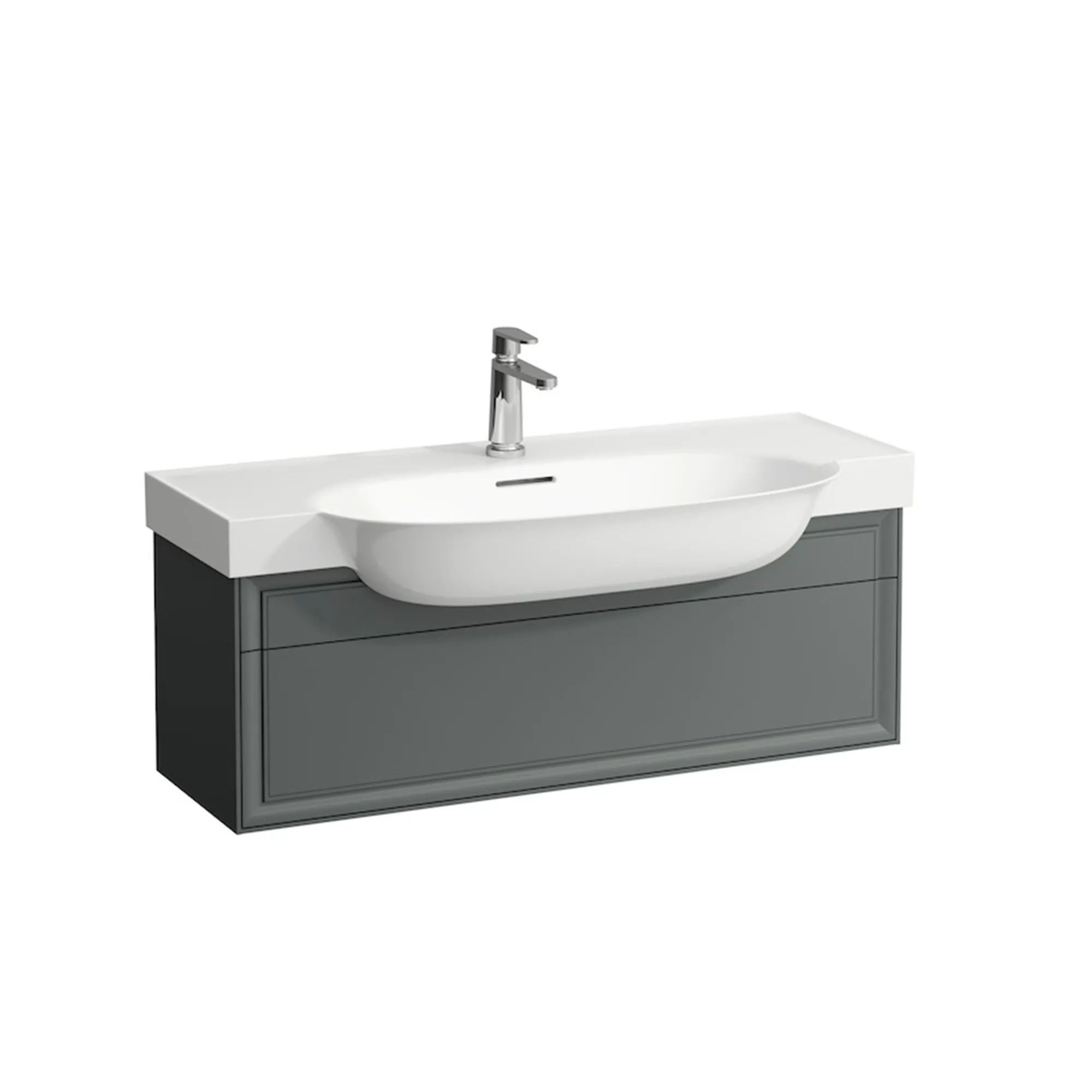 Laufen Waschtischunterbau „THE NEW CLASSIC“ 315 × 345 × 975 mm Verkehrsgrau