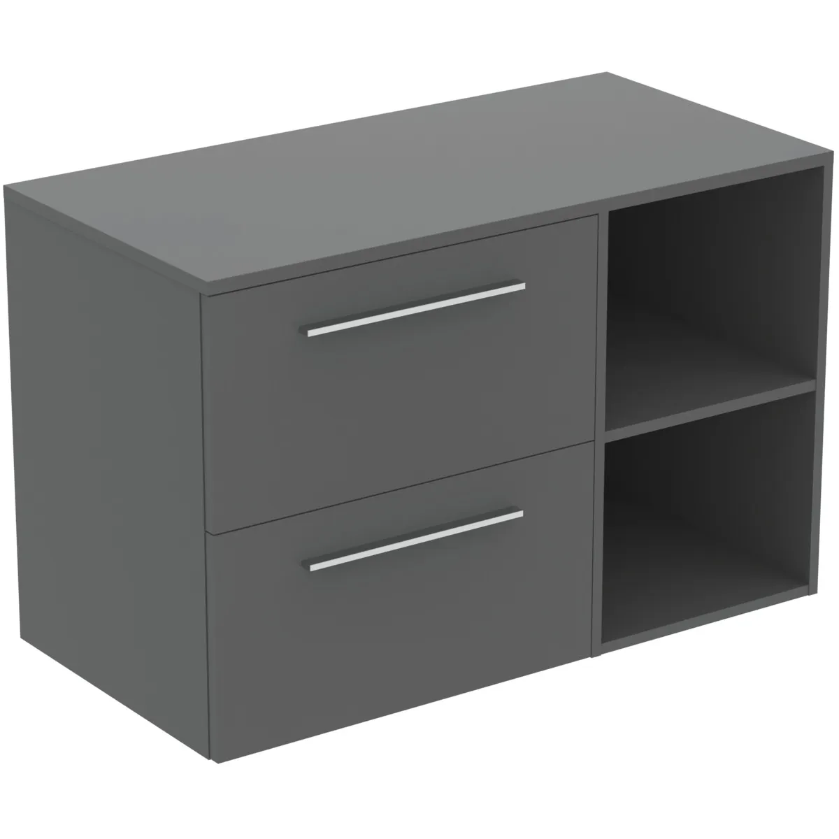 Ideal Standard i.life B 100cm Möbel-Set mit 2 Auszügen und 2 offenen Fächern