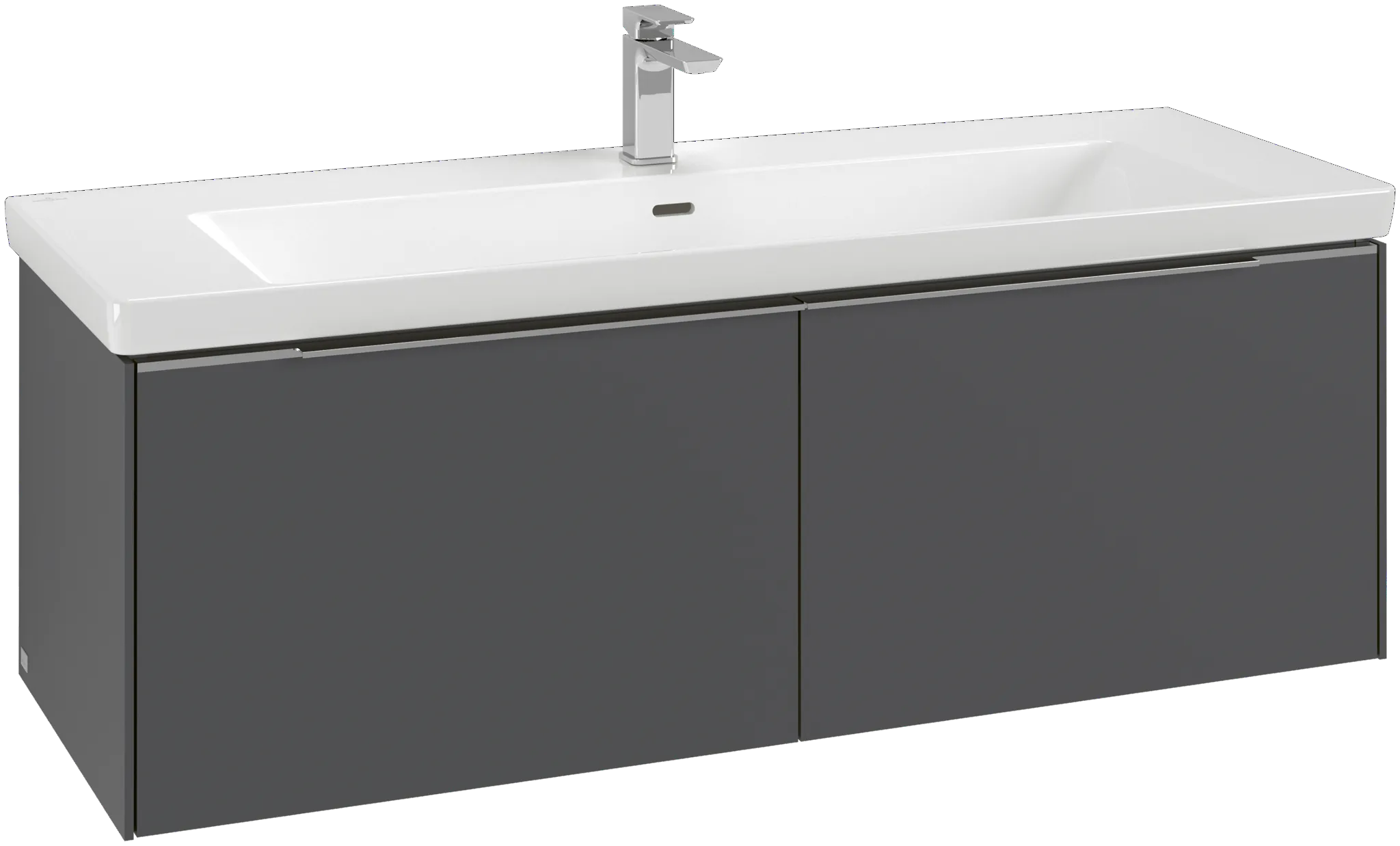 Villeroy & Boch Waschtischunterschrank „Subway 3.0“ für Schrankwaschtisch 1272 × 429 × 478 mm Black Oak, für Becken mittig Villeroy & Boch Waschtischunterschrank „Subway 3.0“ für Schrankwaschtisch 1272 × 429 × 478 mm Black Oak, für Becken mittig