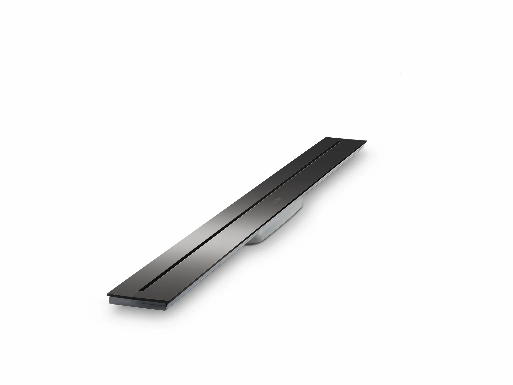 Hansgrohe AXOR Drain Fertigset Duschrinne 800 mm Polished Black Chrome wandangebunden Hansgrohe AXOR Drain Fertigset Duschrinne 800 mm Polished Black Chrome wandangebunden