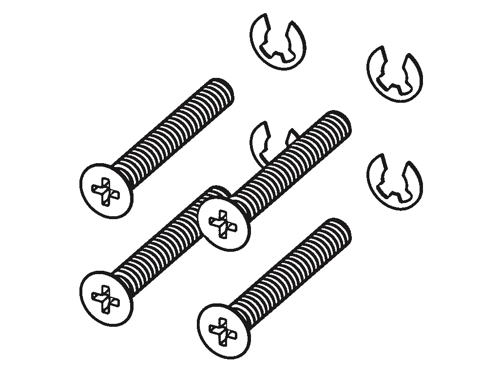 -Verstellbolzen 18-33 mm für WC-Einbaurahmen