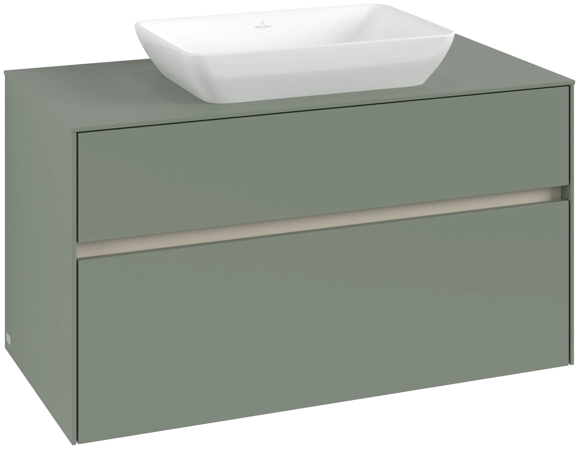 Villeroy & Boch Collaro Waschbeckenunterschrank C109B0, 1000x548x500mm, Soft Green