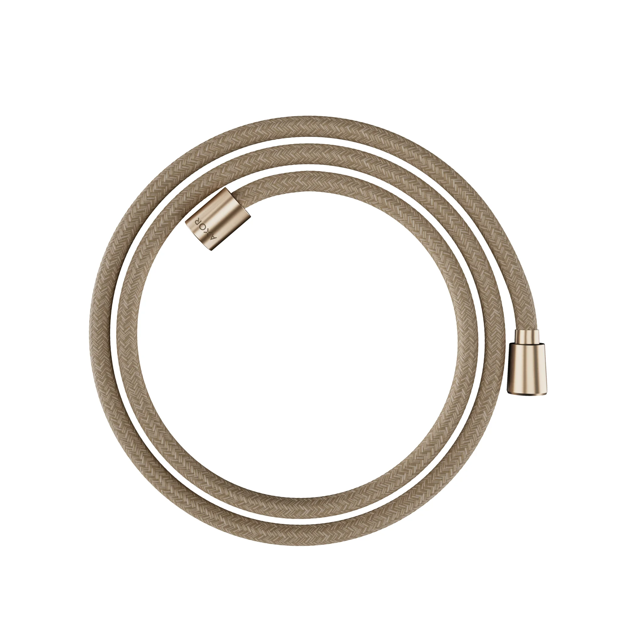 Hansgrohe AXOR ShowerSolutions Textilbrauseschlauch 1,60 m, Brushed Bronze, mit konischer und zylindrischer Mutter