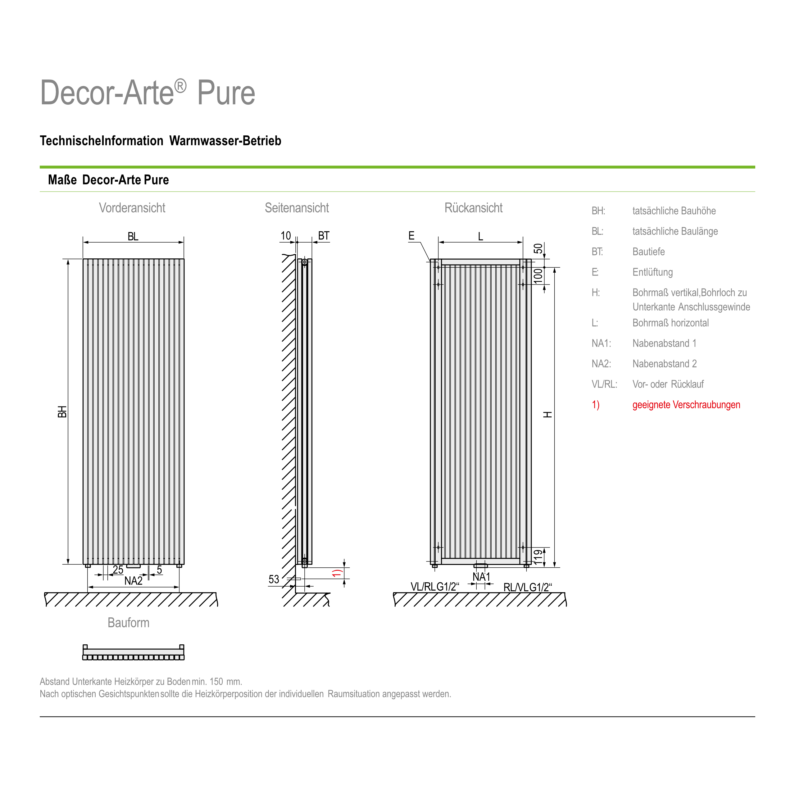Kermi Design-Heizkörper „Carr鮓 vertikal 59,5 × 200 cm in Anthracite Grey Kermi Design-Heizkörper „Carr鮓 vertikal 59,5 × 200 cm in Anthracite Grey