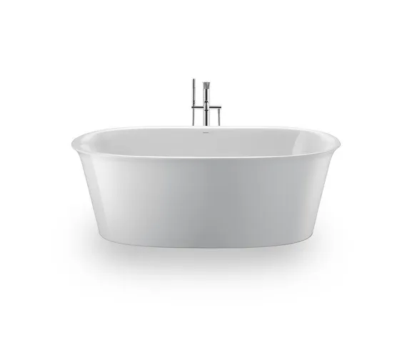 Duravit Badewanne „White Tulip“ freistehend oval 1600 × 800 mm in Weiß Duravit Badewanne „White Tulip“ freistehend oval 1600 × 800 mm in Weiß