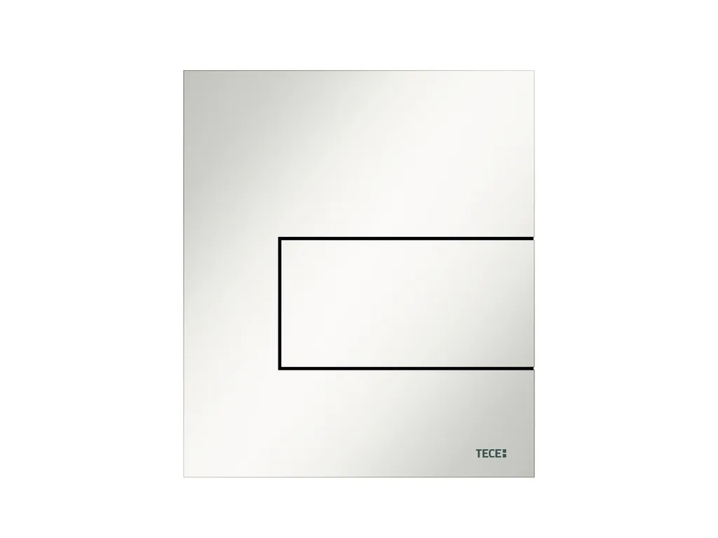 square Urinal-Betätigungsplatte m. Kart. Metall, weiß glzd. square Urinal-Betätigungsplatte m. Kart. Metall, weiß glzd.