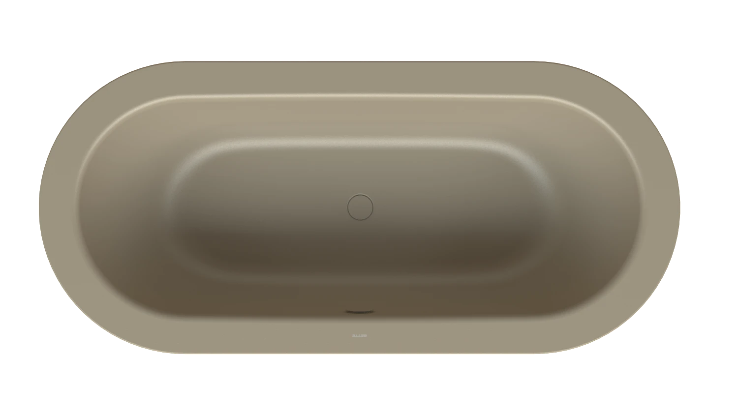 Bette oval Badewanne „BetteStarlet Oval Silhouette“ 175 × 80 cm in Hazel
