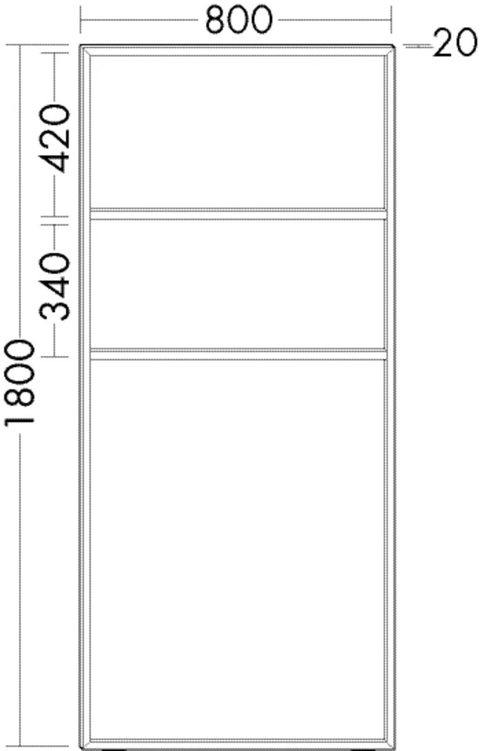 Handtuchleiter, 2 Sprossen;2 Haken;Metallgestell, Schwarz Seidenglanz;zum Anlehnen an die Wand, Tiefe: 20 mm, Breite: 800 mm, Höhe: 1800 mm