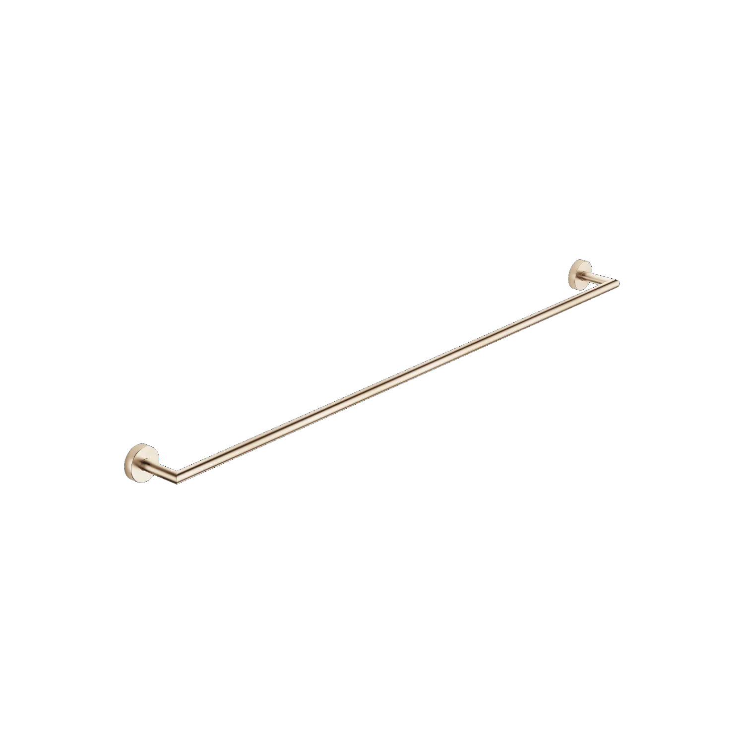 Dornbracht Badetuchhalter SERIENSPEZIFISCH Champagne gebürstet (22kt Gold) Stichmaß 800 mm Breite 840 mm Höhe 40 mm