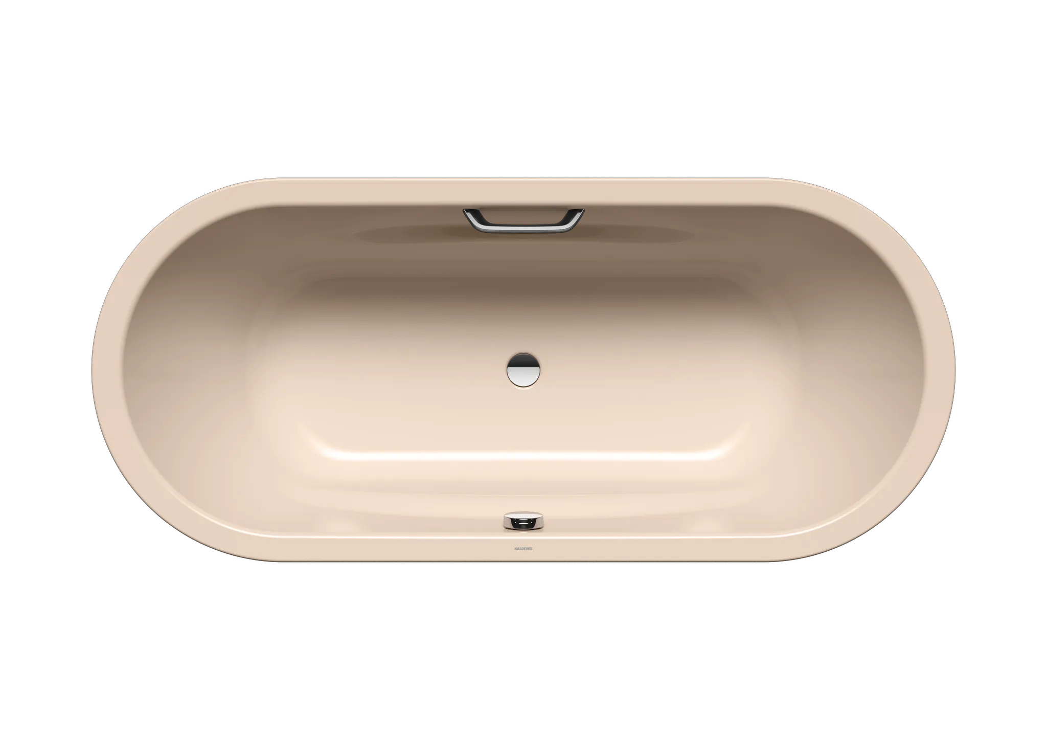 Kaldewei Badewanne „Vaio Duo Oval“ oval 180 × 80 cm, mit Grifflochbohrungen in bahamabeige