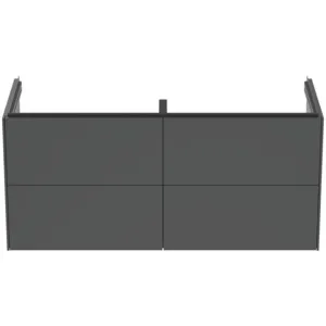 Ideal Standard Waschtischunterschrank „Conca“ 120 × 55 × 50,5 cm Anthrazit matt lackiert