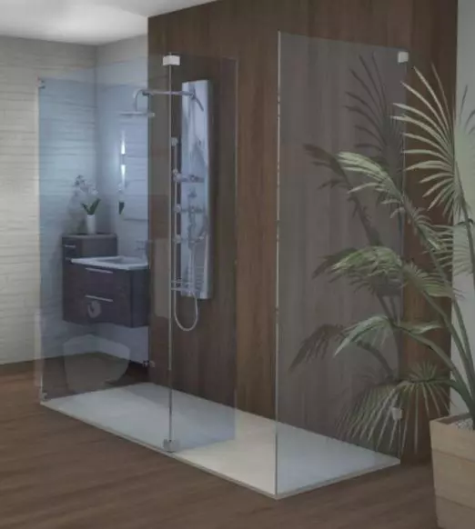Sprinz Walk-In-Duschkabine Walk-In „Inloop“ rahmenlos B: 900 mm H: 2100 mm T: 8 mm