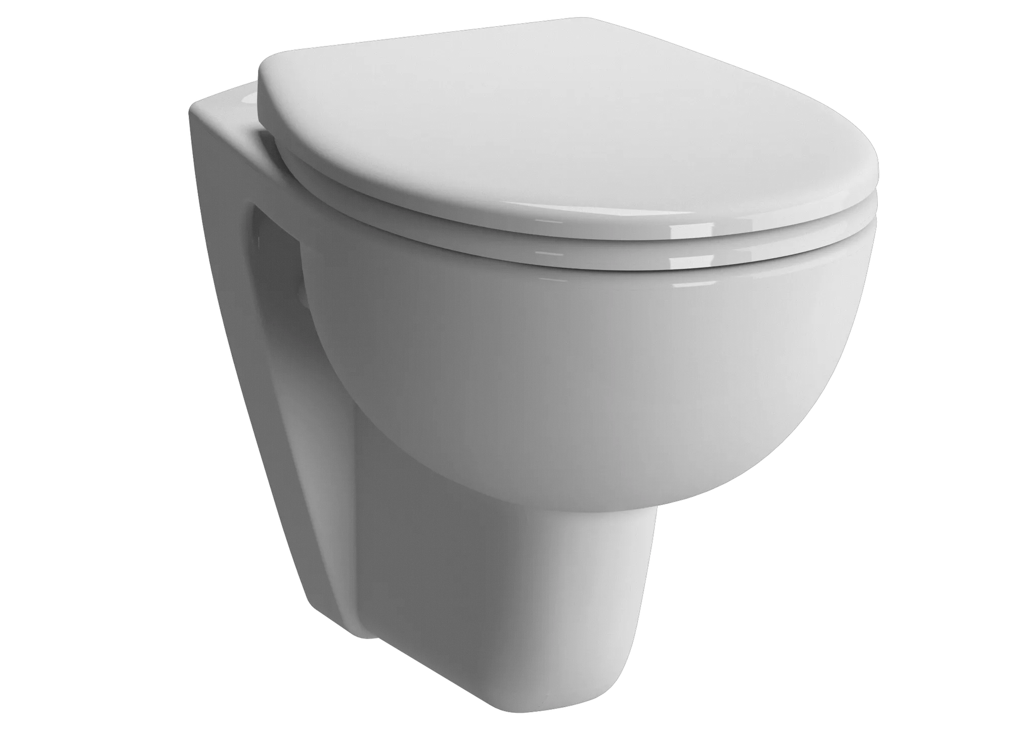 Conforma Tiefspüler-Wand-WC Sitzhöhe + 6 cm 36 x 54 cm Weiß Hochglanz