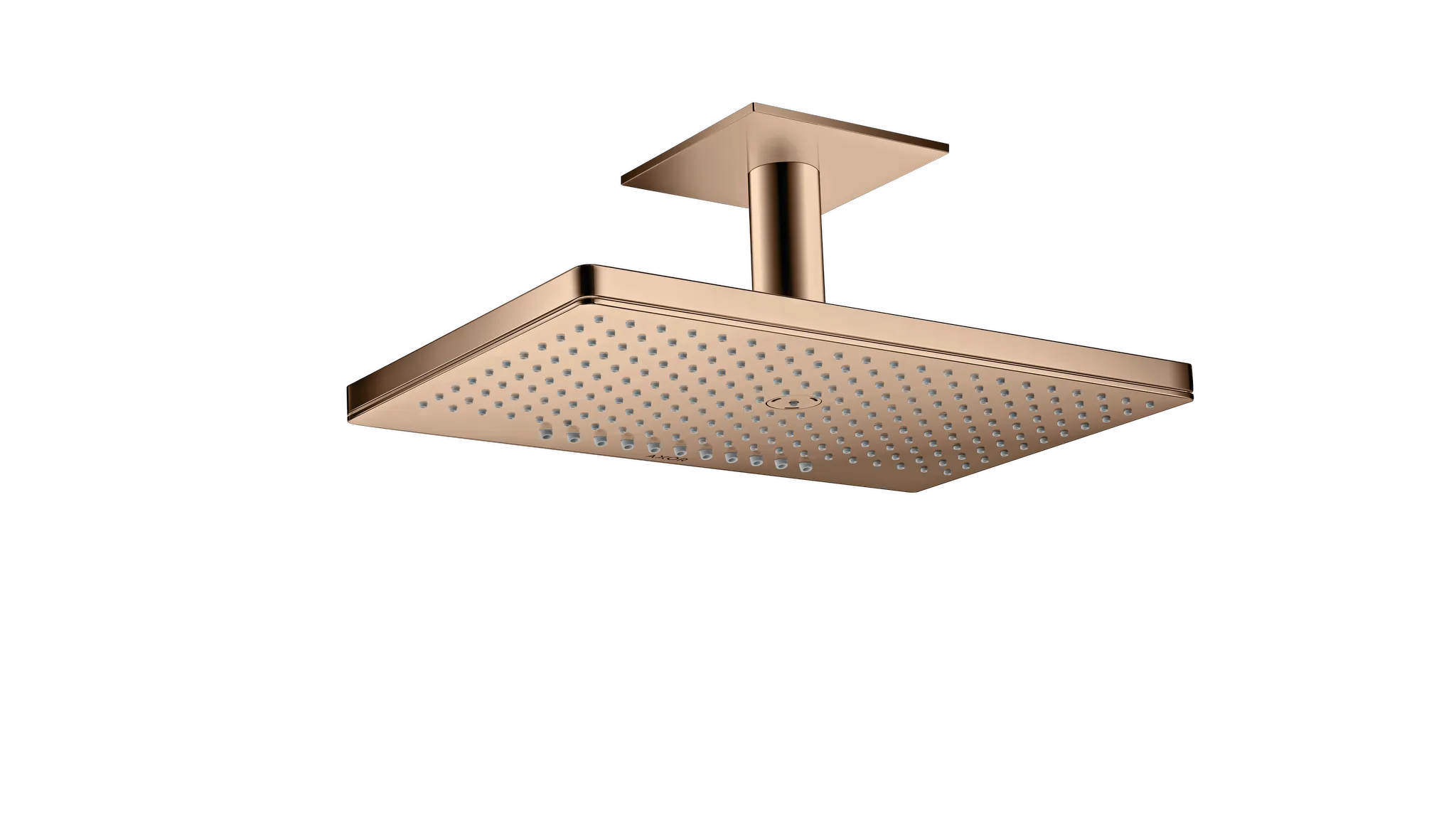 Hansgrohe AXOR ShowerSolutions Kopfbrause 460⁄300 2jet mit Deckenanschluss, Polished Red Gold