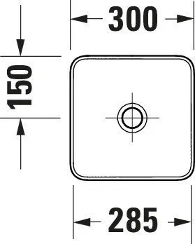 Waschbecken „Sivida“ Waschtisch mit Konsole 12,3 cm in Weiß (matt)