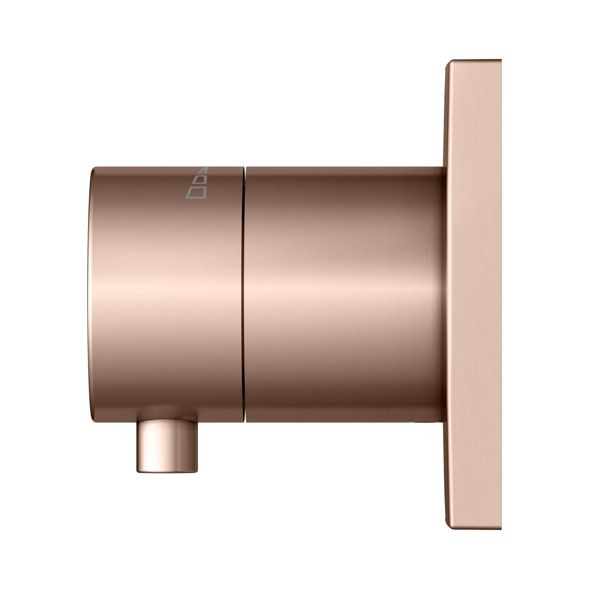 IXMO Absperrventil UP DN15 Rotgold gebürstet IXMO Absperrventil UP DN15 Rotgold gebürstet