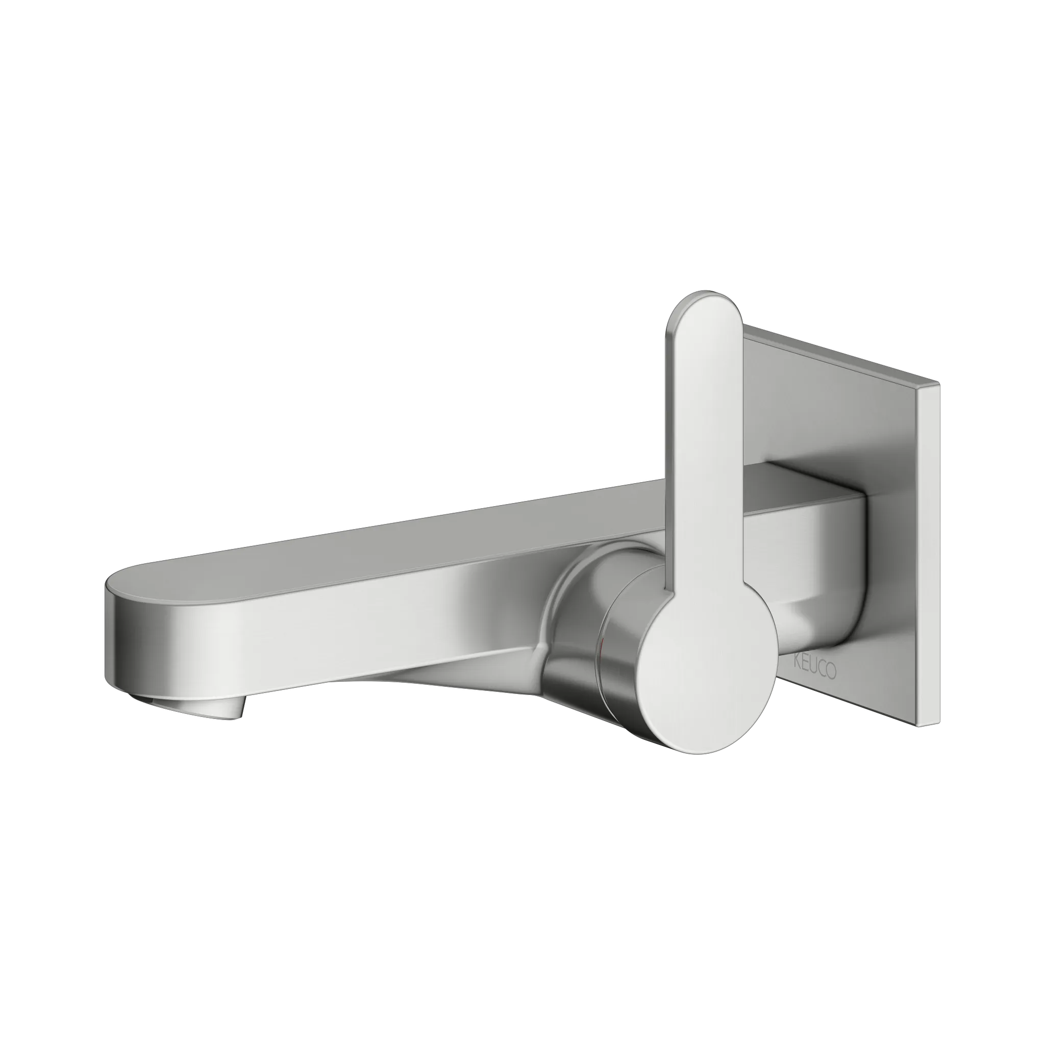 KEUCO IXMO Einhebel-Waschtischmischer Unterputz 1 Loch IXMO Flat für Wandmontage, eckig Ausladung 165 mm/IXMO Flat Edelstahl-finish KEUCO IXMO Einhebel-Waschtischmischer Unterputz 1 Loch IXMO Flat für Wandmontage, eckig Ausladung 165 mm/IXMO Flat Edelstahl-finish