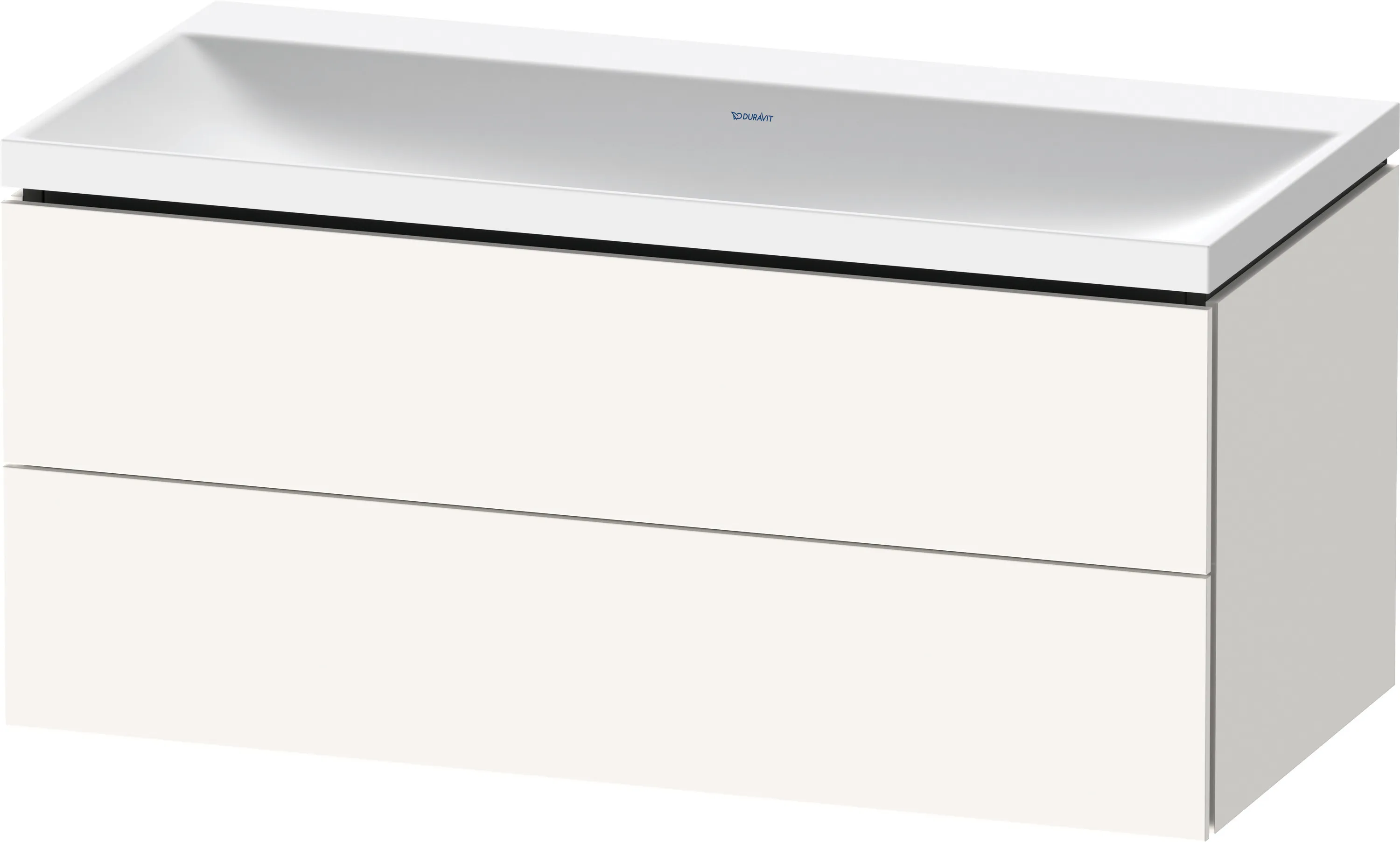 Duravit Möbelset c-shaped Set wandhängend wandhängend „L-Cube“ 100 × 48 × 48 cm Weiß Supermatt Duravit Möbelset c-shaped Set wandhängend wandhängend „L-Cube“ 100 × 48 × 48 cm Weiß Supermatt