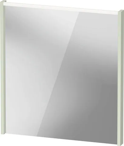 Duravit Spiegel mit LED-Beleuchtung "D-Code" 65 × 70 cm in Blassgrün Matt Größe: 65 × 5 × 70 cm|Farbe: Blassgrün Matt