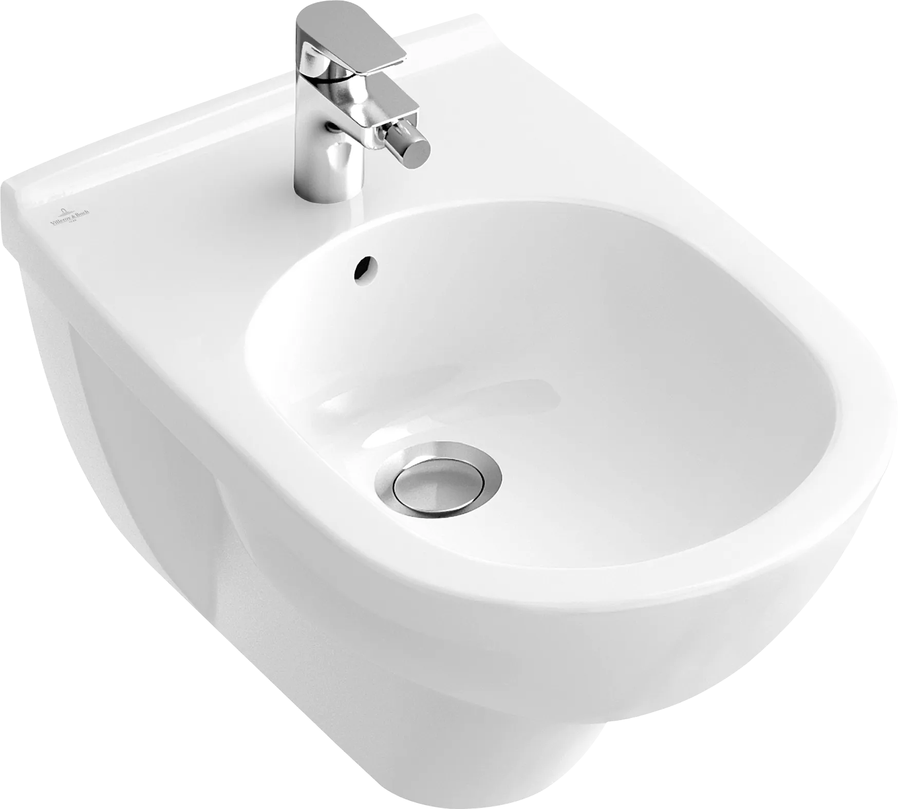 Bidet O.novo 546000, 560 x 360 x 320 mm, Oval, wandhängend, Weiß Alpin