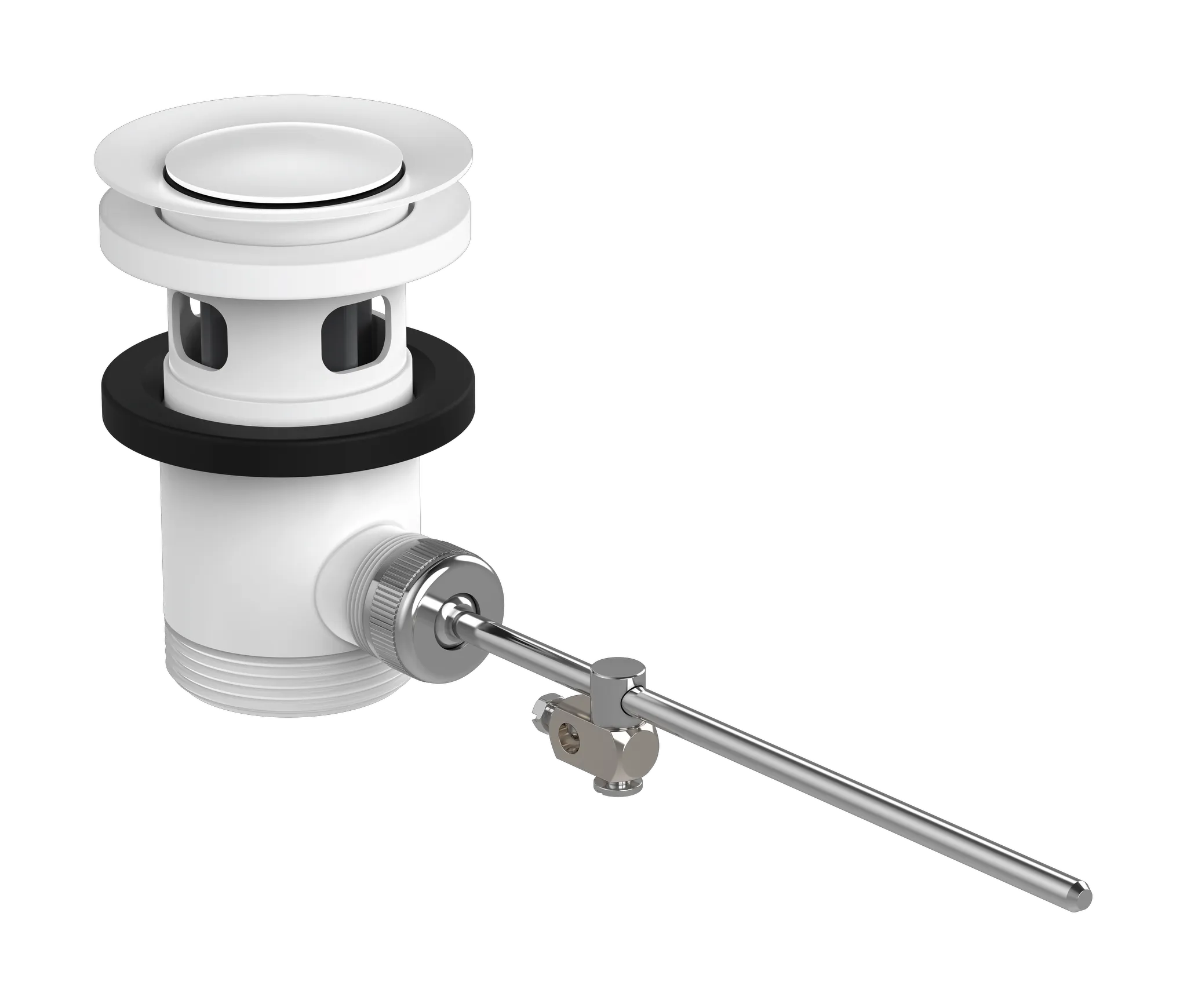 Hansgrohe Ablaufventil für Waschtisch- und Bidetmischer, DN32, mattweiß
