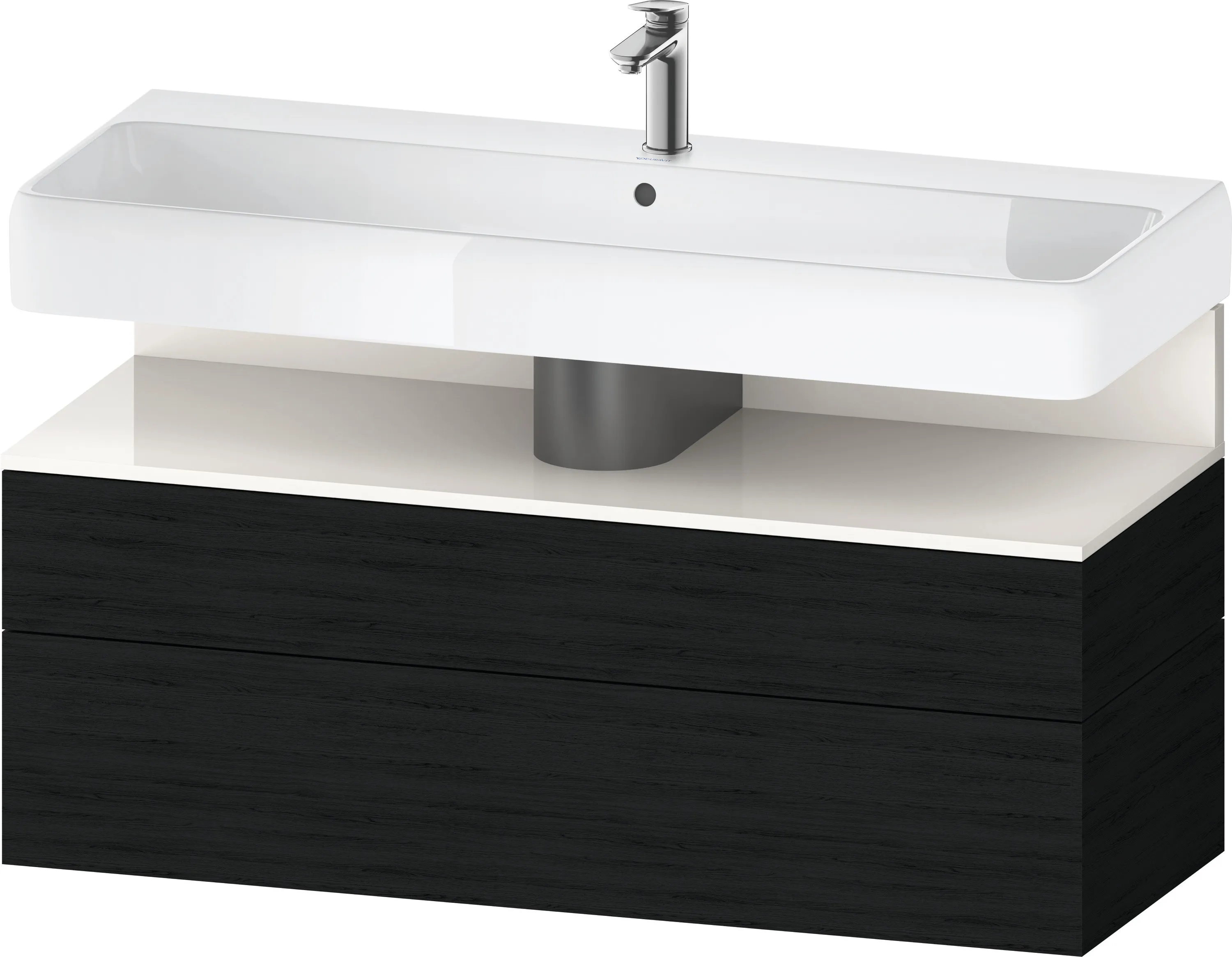 Duravit Waschtischunterschrank wandhängend „Qatego“ 119 × 59 × 47 cm in, mit Beleuchtung Duravit Waschtischunterschrank wandhängend „Qatego“ 119 × 59 × 47 cm in, mit Beleuchtung