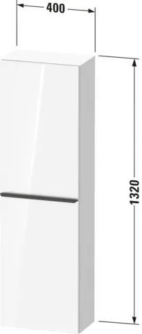 Duravit Halbhochschrank „D-Neo“ 40 × 132 × 24 cm in Graphit Matt Duravit Halbhochschrank „D-Neo“ 40 × 132 × 24 cm in Graphit Matt