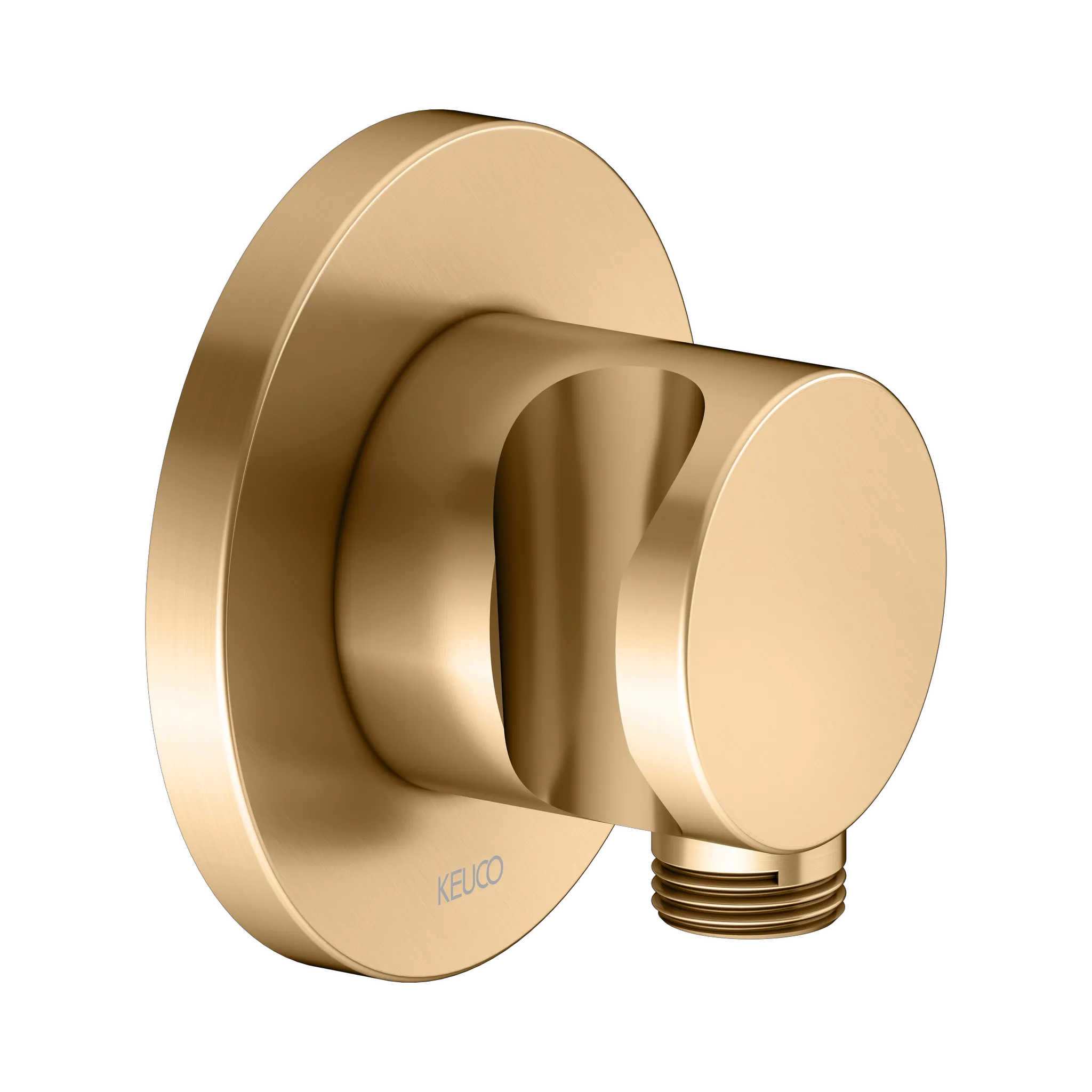 IXMO Schlauchanschluß DN15 rund Messing gebürstet IXMO Schlauchanschluß DN15 rund Messing gebürstet