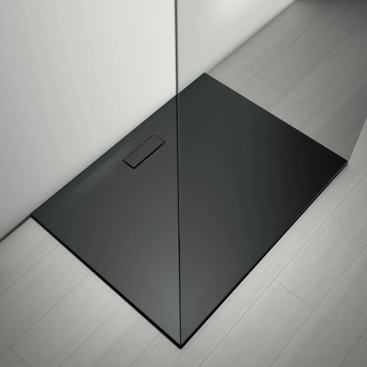 Ideal Standard Ablaufgarnitur für Duschwannen „UltraFlatNew“ Modell T4493AA in Schwarz Matt