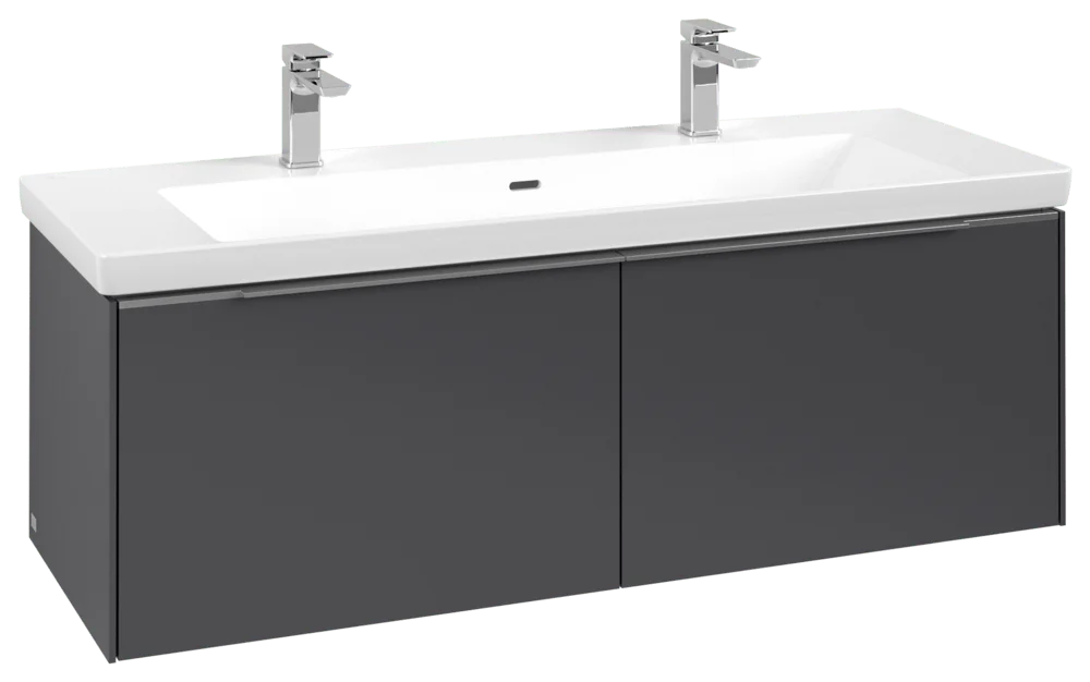 Villeroy & Boch Subway 3.0 Waschbeckenunterschrank C601L0, 1272x429x478 mm, Graphite