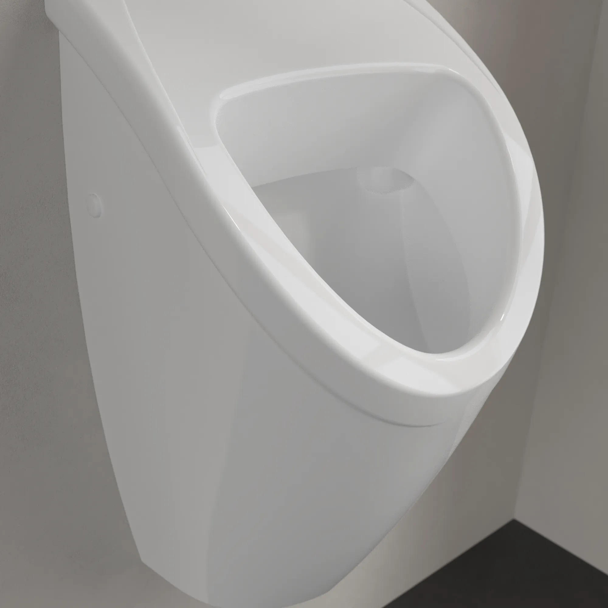 Urinal „O.novo“ Compact, Zulauf verdeckt 29 × 49,5 × 24,5 cm in Weiß Alpin Urinal „O.novo“ Compact, Zulauf verdeckt 29 × 49,5 × 24,5 cm in Weiß Alpin