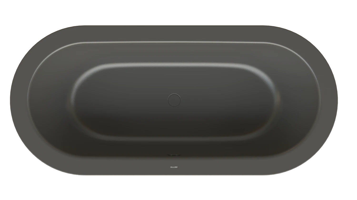 Bette Badewanne „BetteStarlet Oval Silhouette“ freistehend oval 185 × 85 cm in Anthracite Bette Badewanne „BetteStarlet Oval Silhouette“ freistehend oval 185 × 85 cm in Anthracite