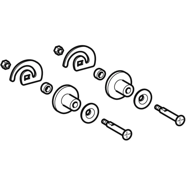 Geberit Kerafix Schnecke (2 Stück) Geberit Kerafix Schnecke (2 Stück)