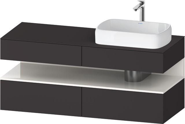 Duravit Waschtischunterschrank wandhängend „Qatego“ 140 × 60 × 55 cm