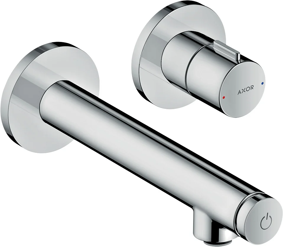 Hansgrohe AXOR Uno Waschtischmischer Unterputz, Chrom, Ausladung 158 mm, Zylindergriff, Normalstrahl, max. Durchfluss 5 l/min