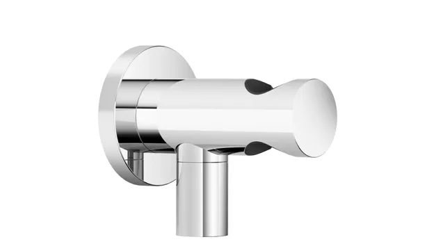 Wandanschlussbogen in Champagne (gebürstet, 22 kt vergoldet) Wandanschlussbogen in Champagne (gebürstet, 22 kt vergoldet)