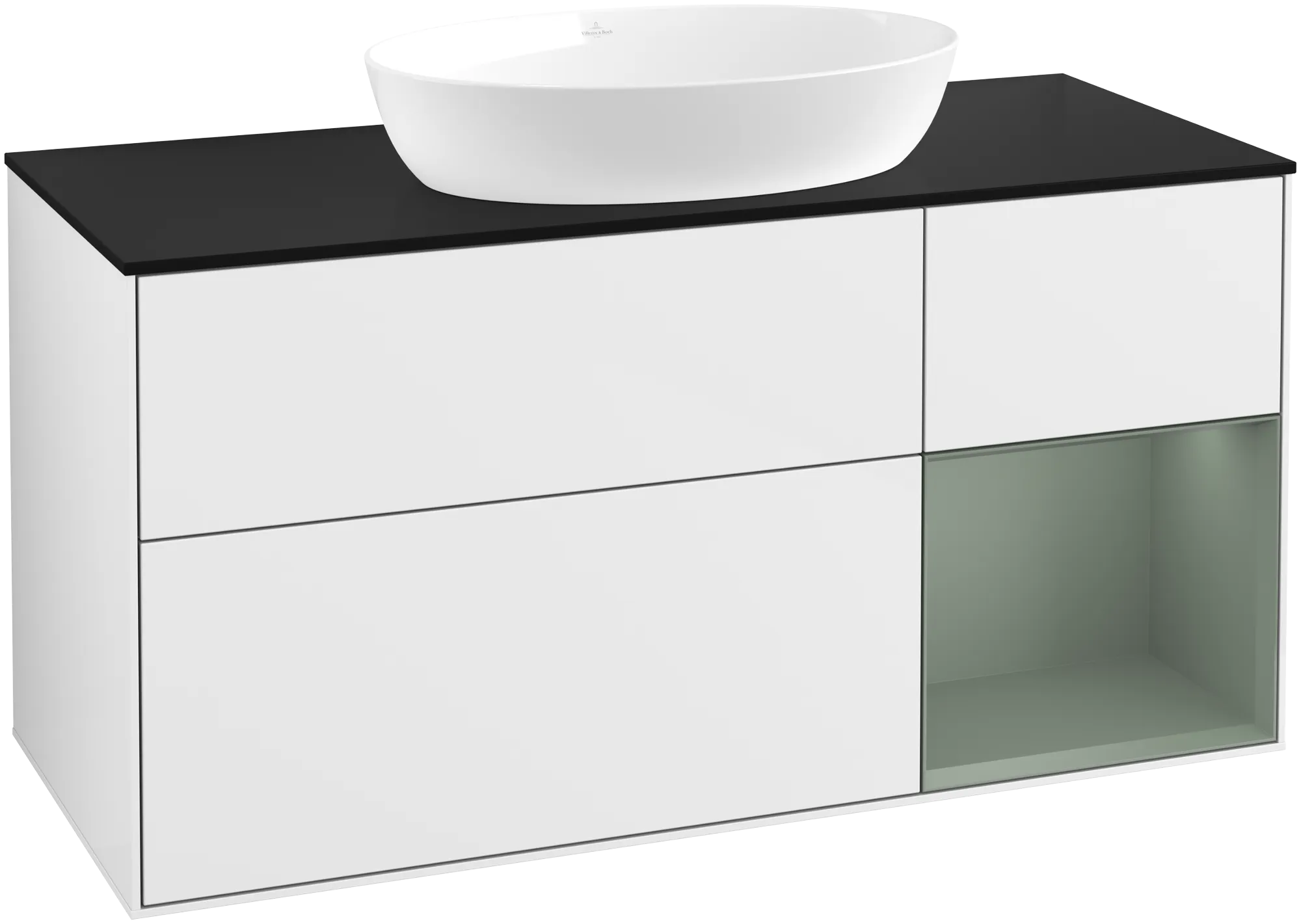 Villeroy & Boch Finion GA7 Waschbeckenunterschrank 1200x603x501mm Glossy White/Lace