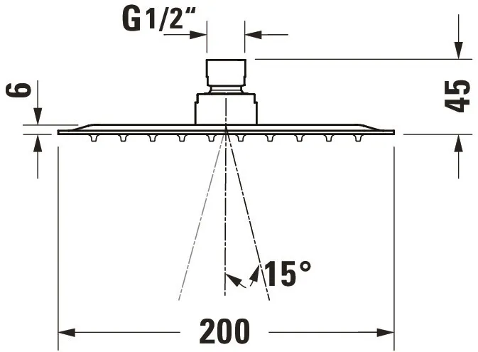Duschkopf „Zubehör Armaturen“ in Chrom Duschkopf „Zubehör Armaturen“ in Chrom