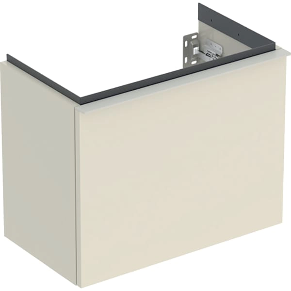 Geberit Waschtischunterschrank „iCon“ sand-grau / lackiert hochglänzend