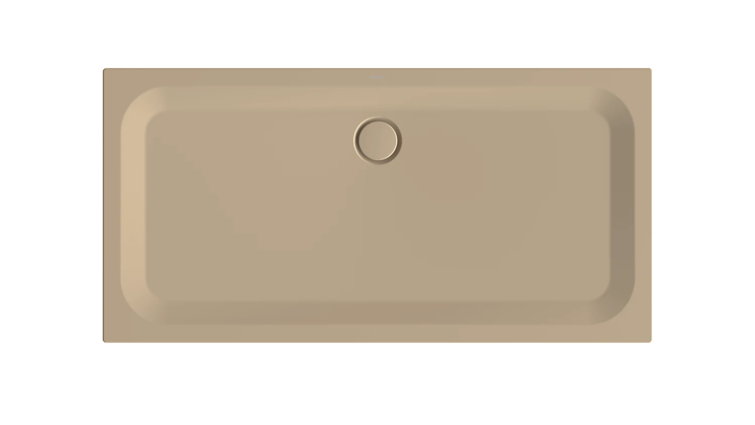 Bette rechteck Duschwanne „BetteUltra“ 1600 × 800 mm mit BetteAntirutsch Pro, ohne Oberflächenveredelung, ohne Wannenträger, in Greige