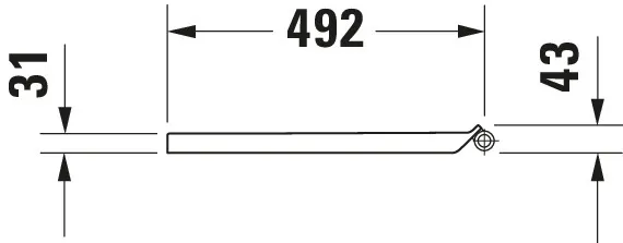 Duravit WC-Sitz „DuraStyle“ Vital 37,9 × 50,7 × 4,3 cm Duravit WC-Sitz „DuraStyle“ Vital 37,9 × 50,7 × 4,3 cm