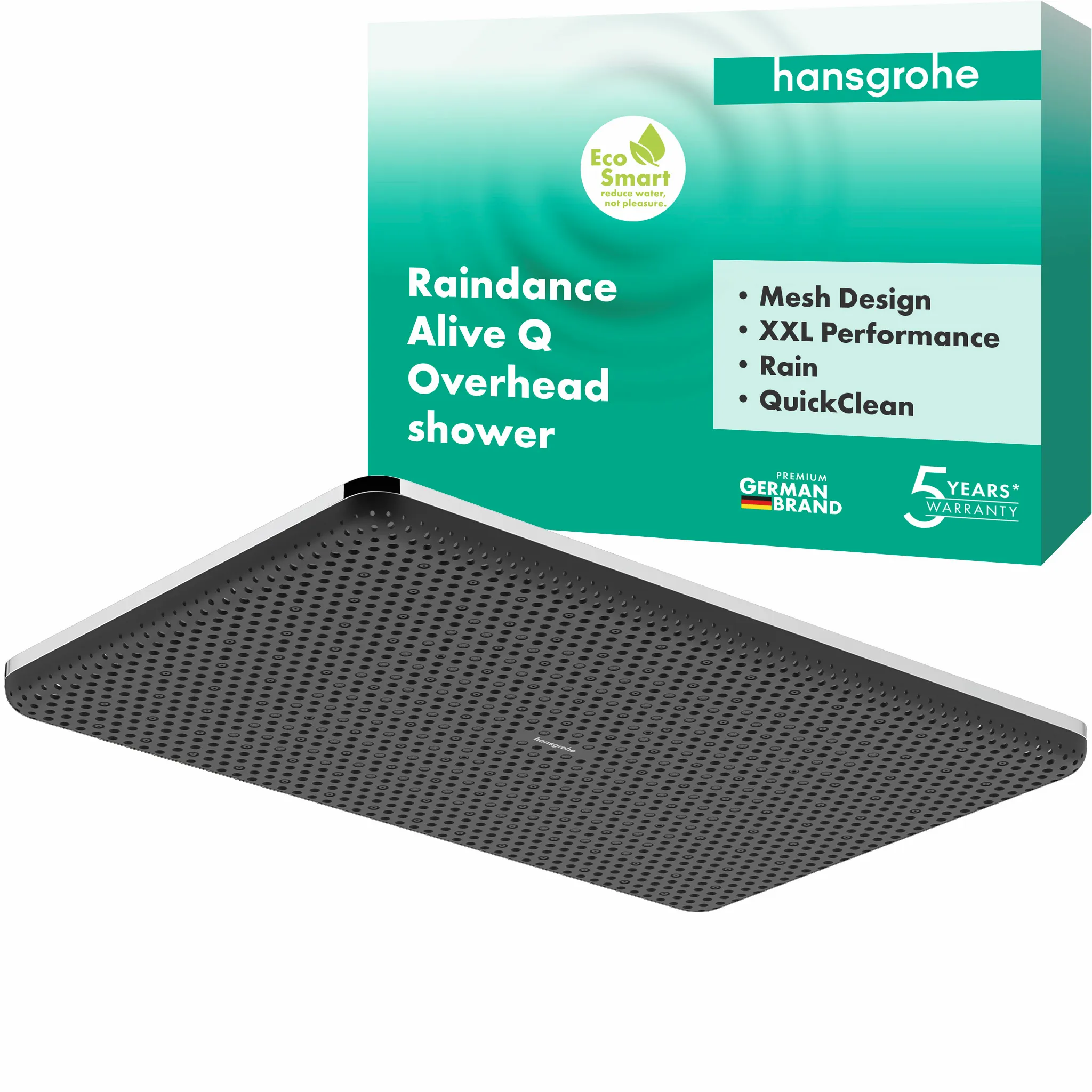 Hansgrohe Raindance Alive Q Kopfbrause 210⁄340 1jet EcoSmart, Chrom Hansgrohe Raindance Alive Q Kopfbrause 210⁄340 1jet EcoSmart, Chrom