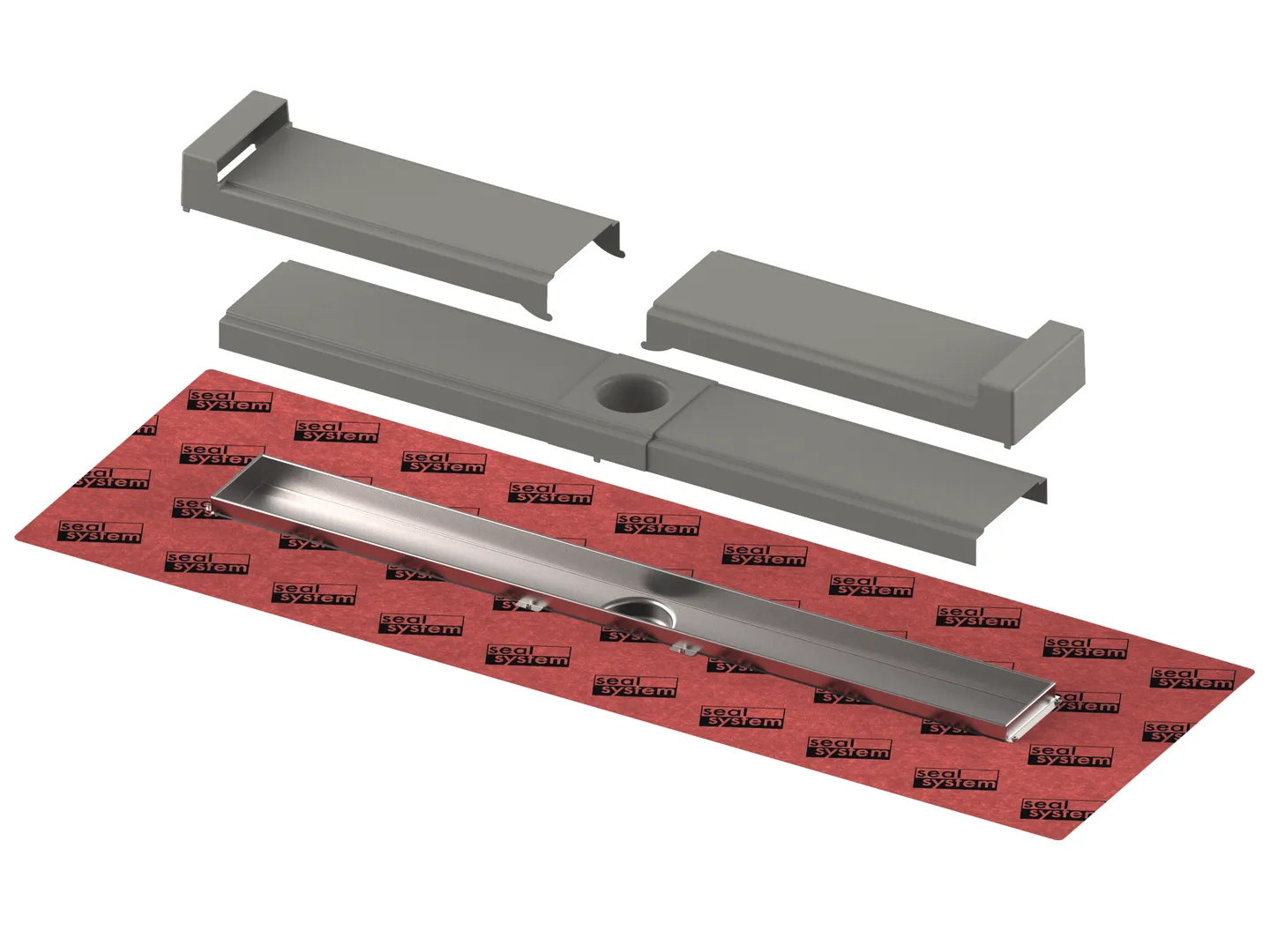 TECE Duschrinne „TECEdrainline Evo“ 1200 mm in Edelstahl TECE Duschrinne „TECEdrainline Evo“ 1200 mm in Edelstahl