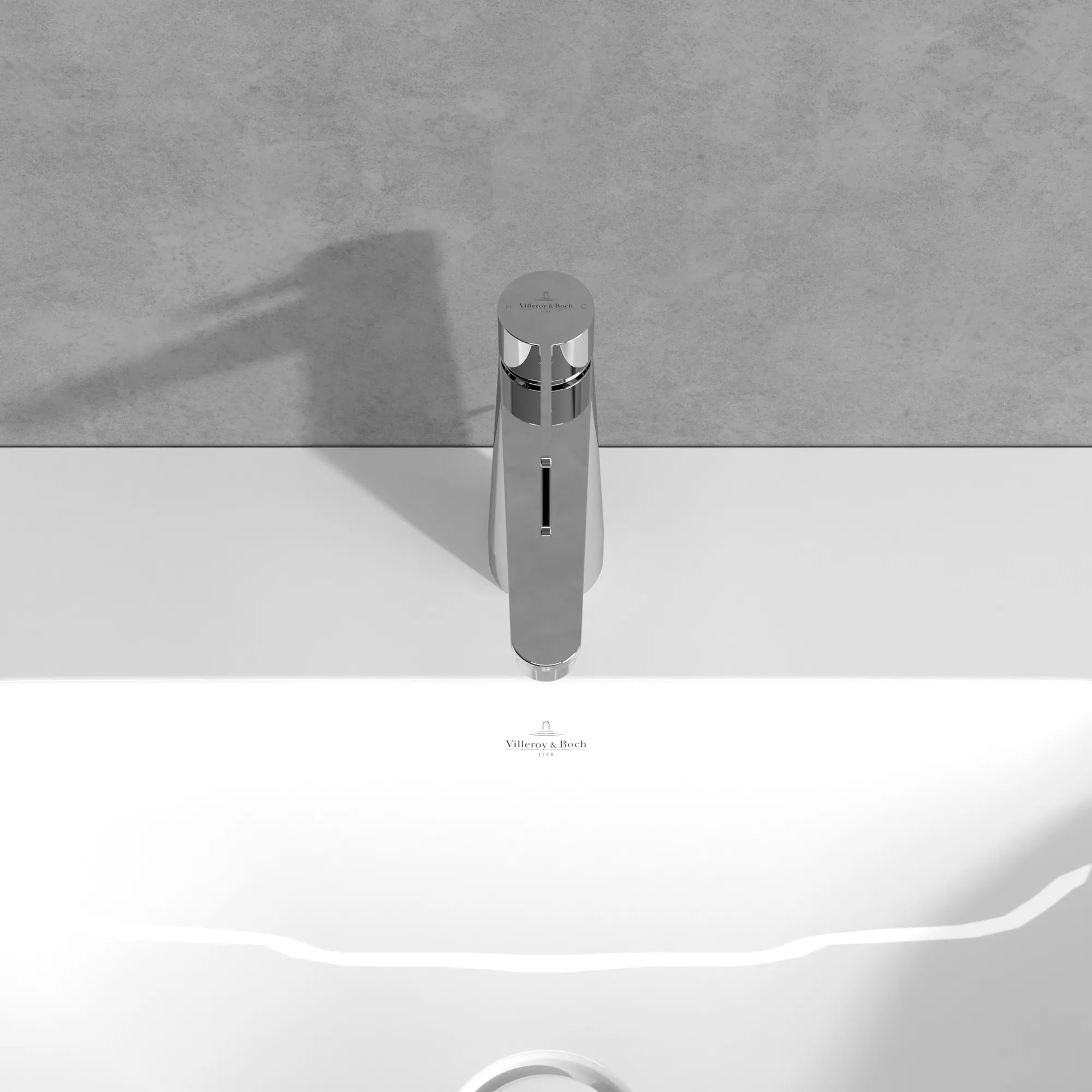 Einhand-Waschtischarmatur „Conum“ 16,5 cm Ausladung 129 mm in Chrom Einhand-Waschtischarmatur „Conum“ 16,5 cm Ausladung 129 mm in Chrom