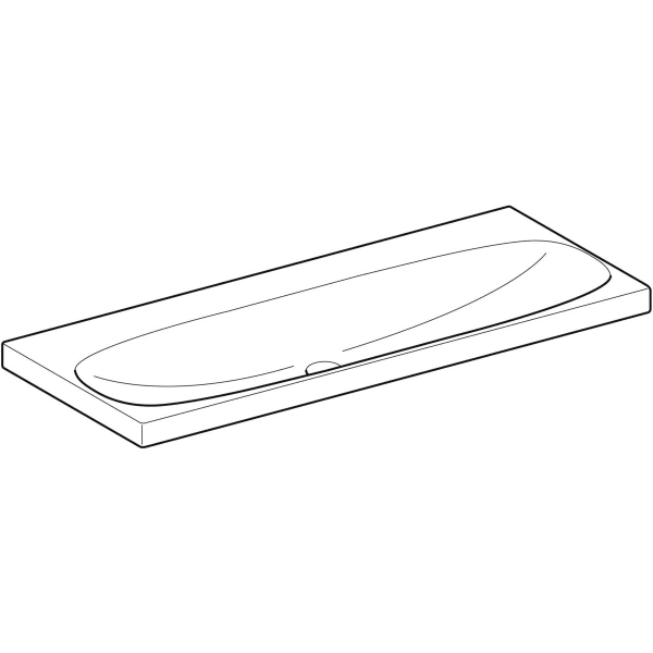 Wandwaschtisch „Acanto“, rechteckig 120 × 48,2 cm in weiß alpin mit KeraTect® Wandwaschtisch „Acanto“, rechteckig 120 × 48,2 cm in weiß alpin mit KeraTect®