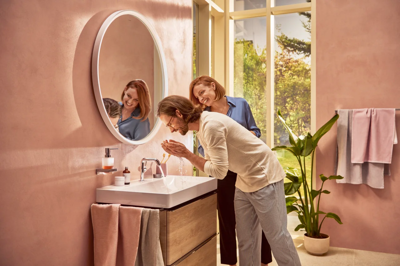 Hansgrohe Xelu Q Waschtisch, weiß, 800x480 mm, wandhängend, mit Hahnloch, ohne Überlauf, SmartClean Glasur