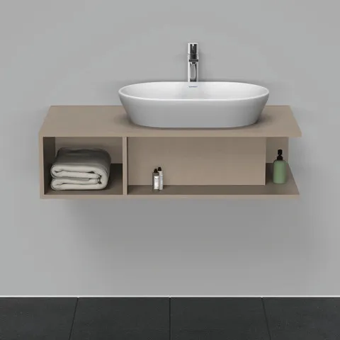 Duravit Waschtischunterschrank wandhängend „D-Neo“ 100 × 26 × 55 cm Leinen