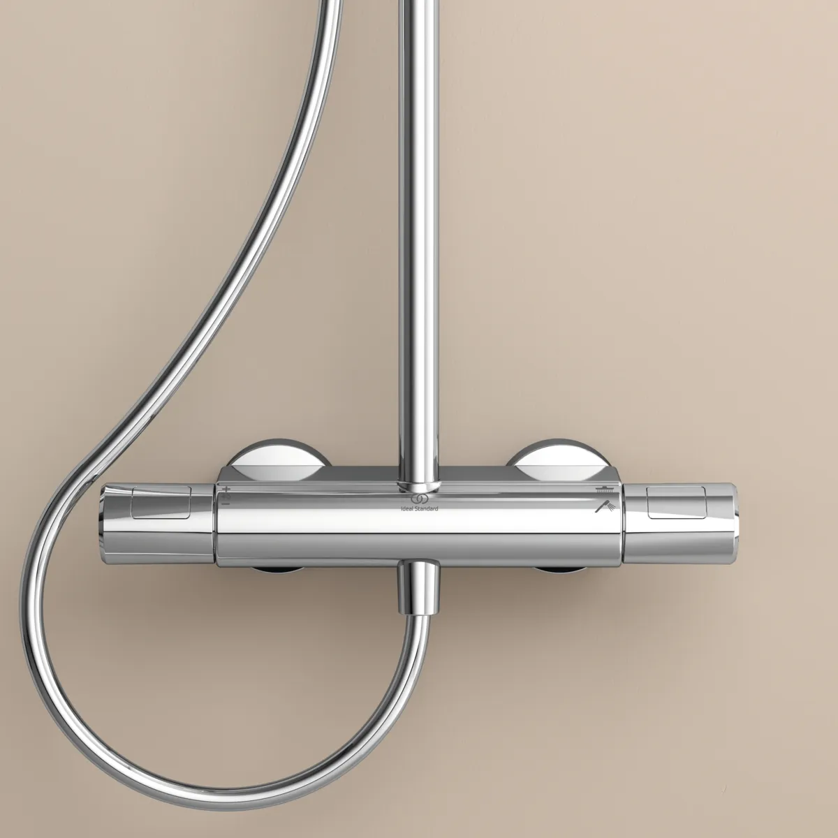 Wrap-Over Ablage Ceratherm T für Duschsystem Chrom Wrap-Over Ablage Ceratherm T für Duschsystem Chrom